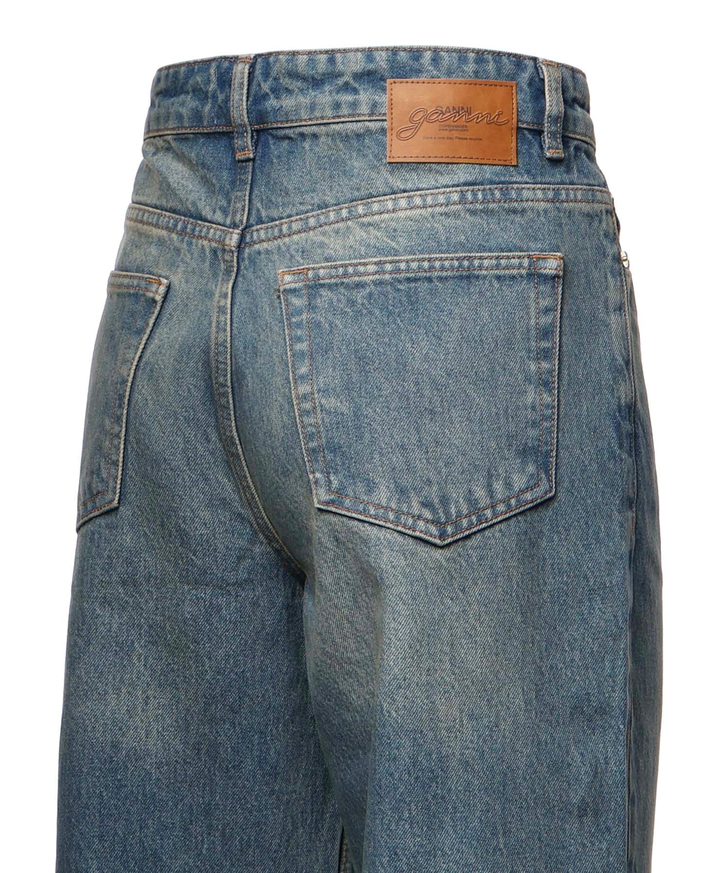 Jeans ESSENTIALS TINT RIGID DENIM IZEY MID BLUE VINTAGE A1100095 567 567 GANNI