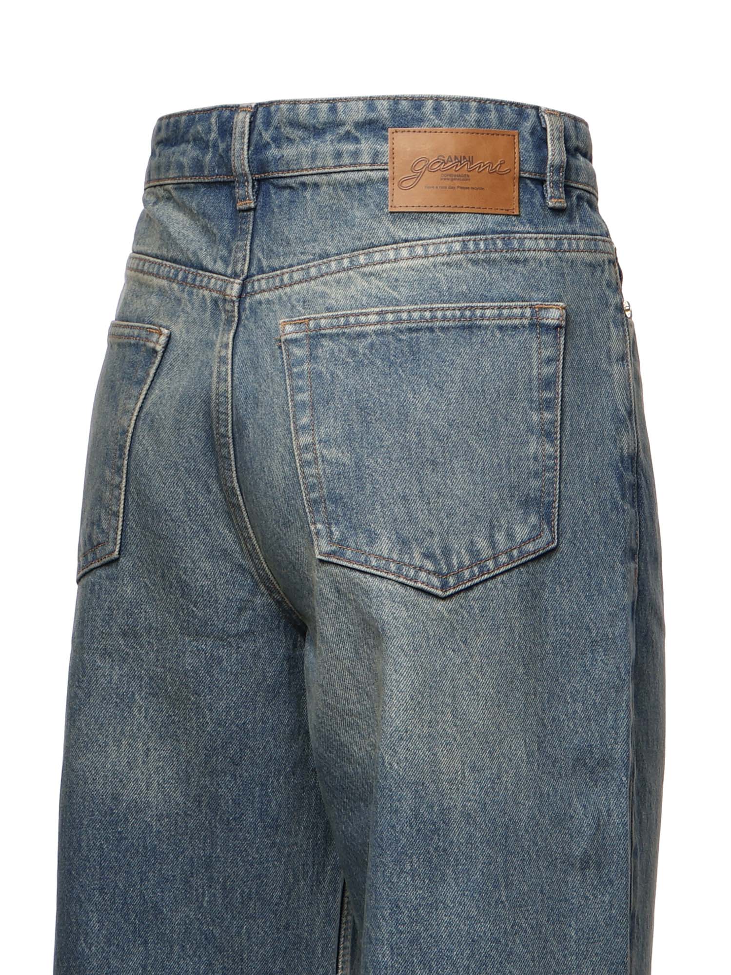 Jeans ESSENTIALS TINT RIGID DENIM IZEY MID BLUE VINTAGE A1100095 567 567 GANNI