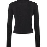 Cardigan MINI RIBBED MERINO CARDIGAN PHANTOM K2474 252 252 GANNI