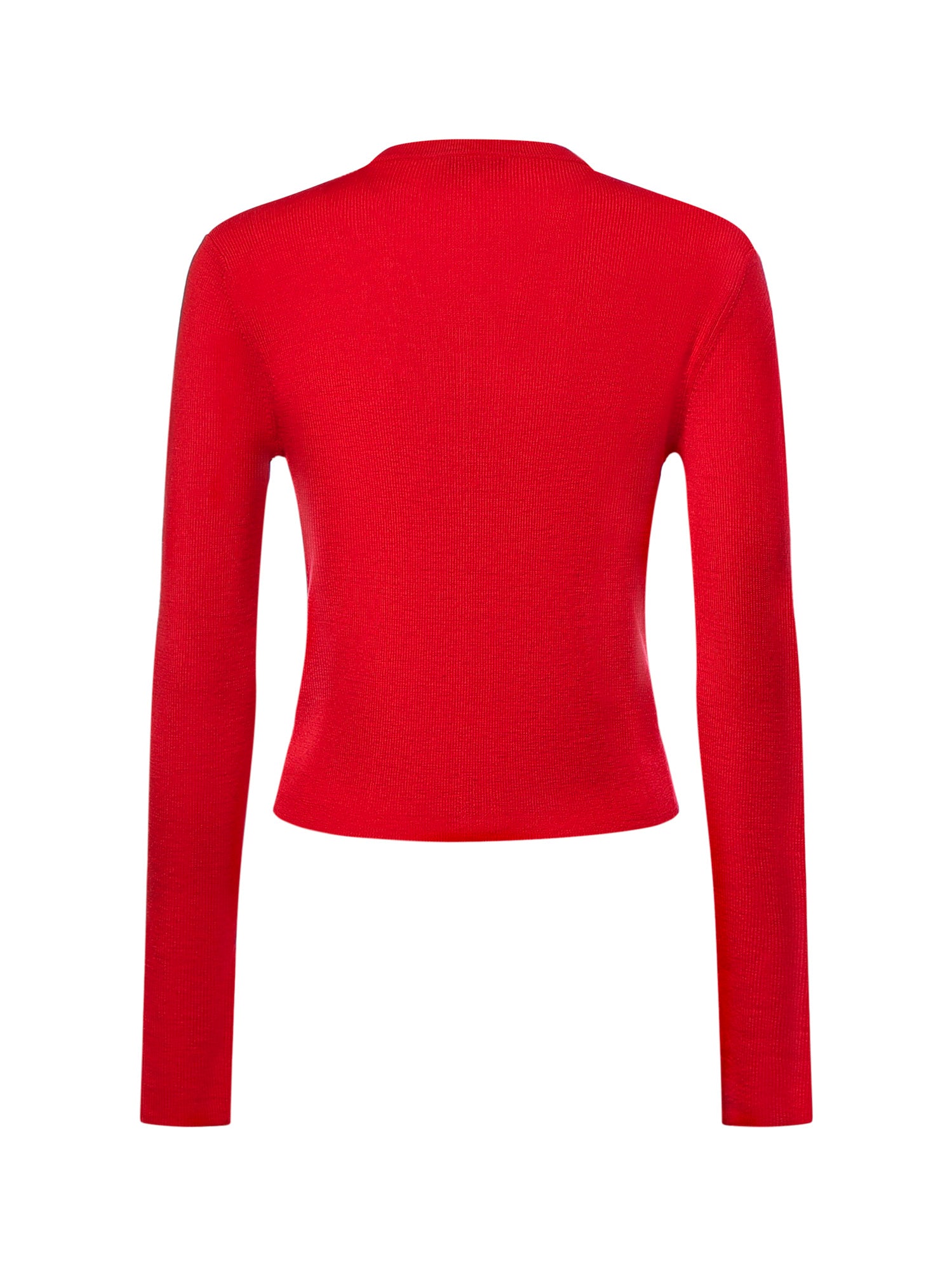 Cardigan MINI RIBBED MERINO CARDIGAN GOJI BERRY A1160012 06P 06P GANNI