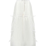 Pantaloni COTTON VOILE BALLOON PANTS BRIGHT WHITE A1080159 151 151 GANNI
