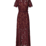 Abiti BURGUNDY LACE MIDI DRESS PF26 107M BU BURBERRY SELF-PORTRAIT