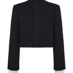 Giubbini  BLACK BUTTON DOWN JKT PF26 006J B BLACK SELF-PORTRAIT