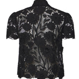 Top  BLACK LACE TIE TOP PF26 111T B BLACK SELF-PORTRAIT