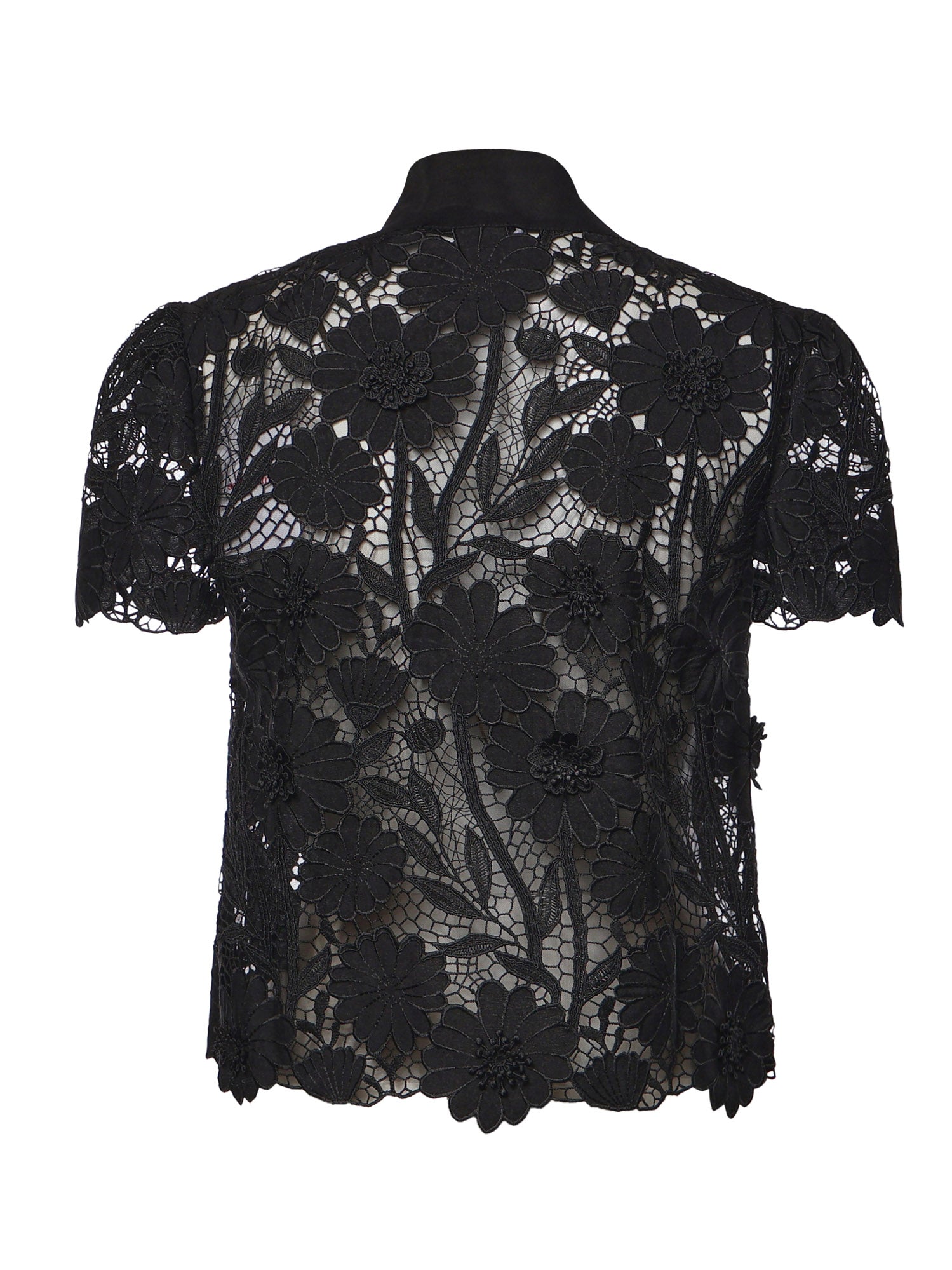 Top  BLACK LACE TIE TOP PF26 111T B BLACK SELF-PORTRAIT