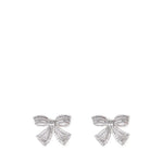 Orecchini CRYSTAL BOW EARRINGS PF26 617E SL SILVER SELF-PORTRAIT