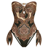 Costumi Da Bagno MAHON SCARF TIE 1PC 1929WSS263 OPL OPL ZIMMERMANN