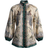 Blusa INDRA BILLOW BLOUSE 4538TSS262 CSCFL CSCFL ZIMMERMANN