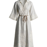 Abiti INDRA EMBROIDERED MAXI DRESS 7834DSS262 IVO IVO ZIMMERMANN