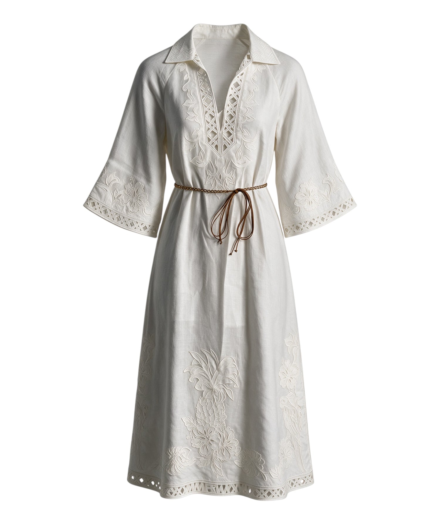 Abiti INDRA EMBROIDERED MAXI DRESS 7834DSS262 IVO IVO ZIMMERMANN
