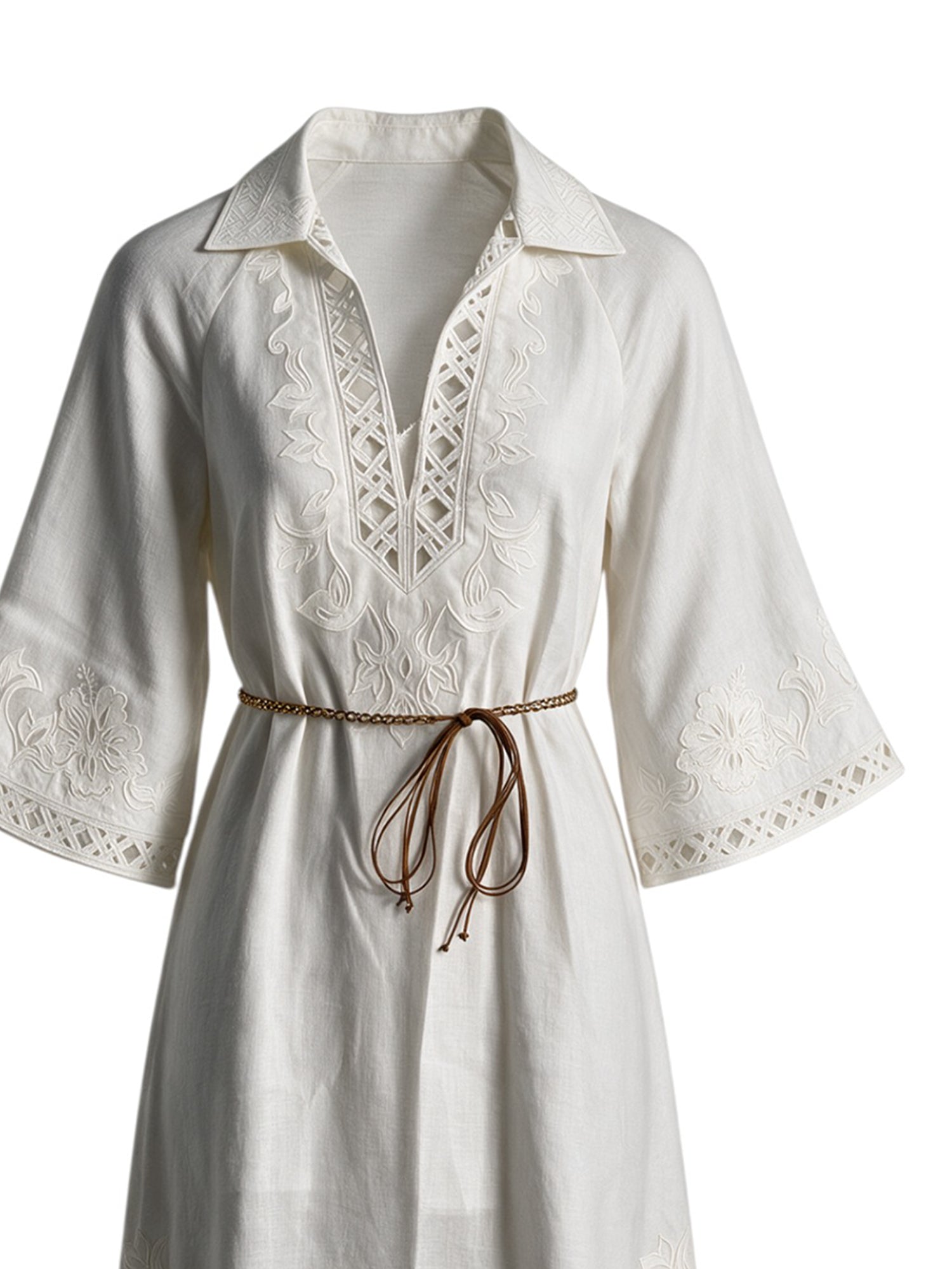 Abiti INDRA EMBROIDERED MAXI DRESS 7834DSS262 IVO IVO ZIMMERMANN