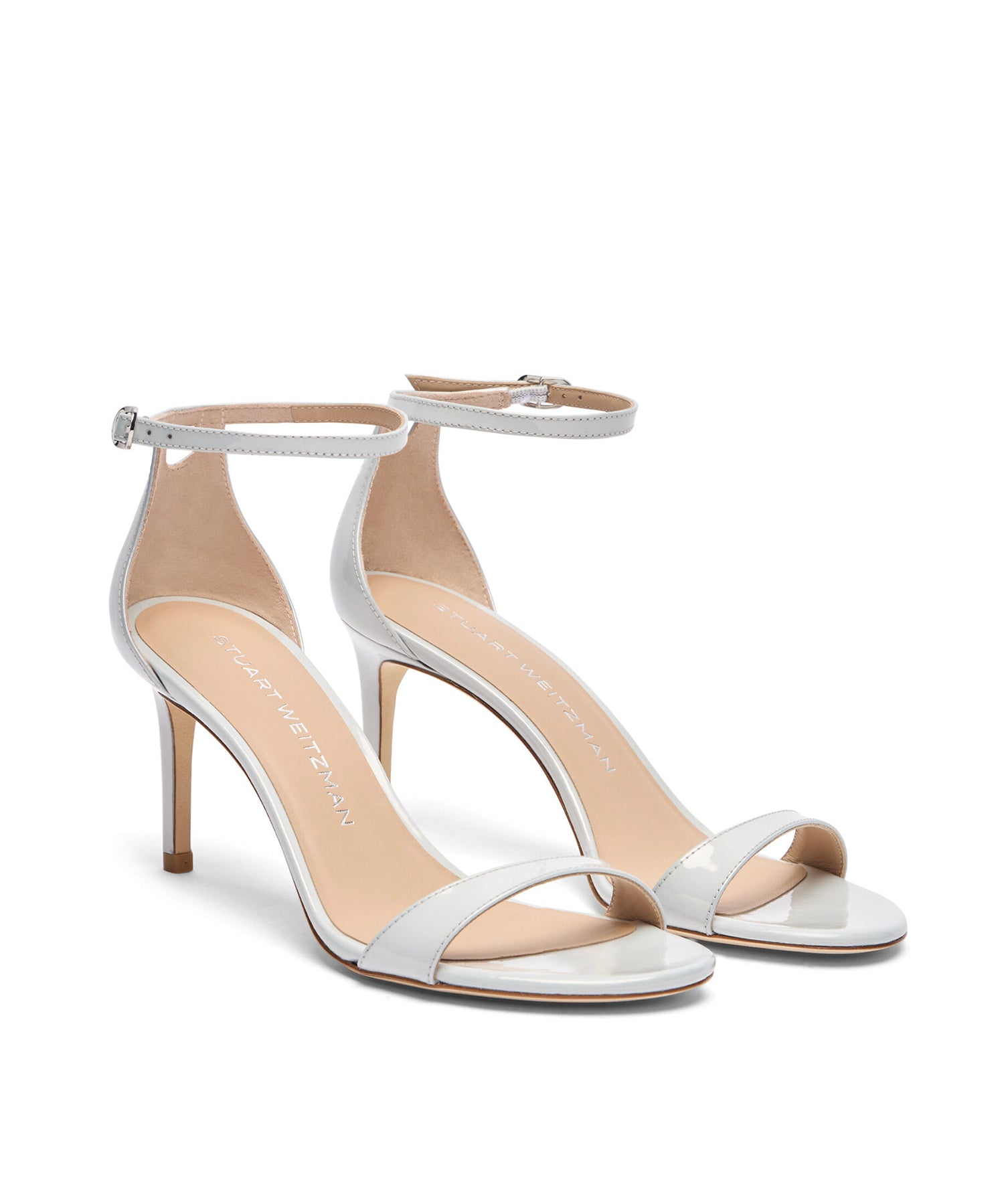 Sandali NUDIST II SANDAL 75 SJ991BIA BIANCO BIANCO STUART WEITZMAN