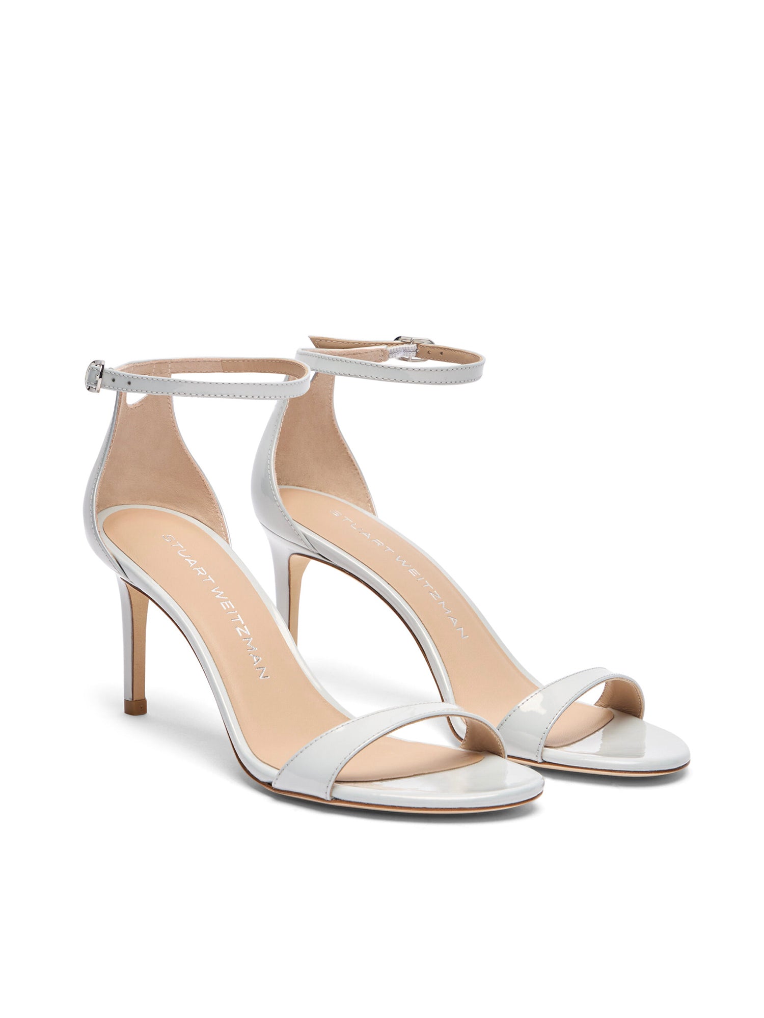 Sandali NUDIST II SANDAL 75 SJ991BIA BIANCO BIANCO STUART WEITZMAN