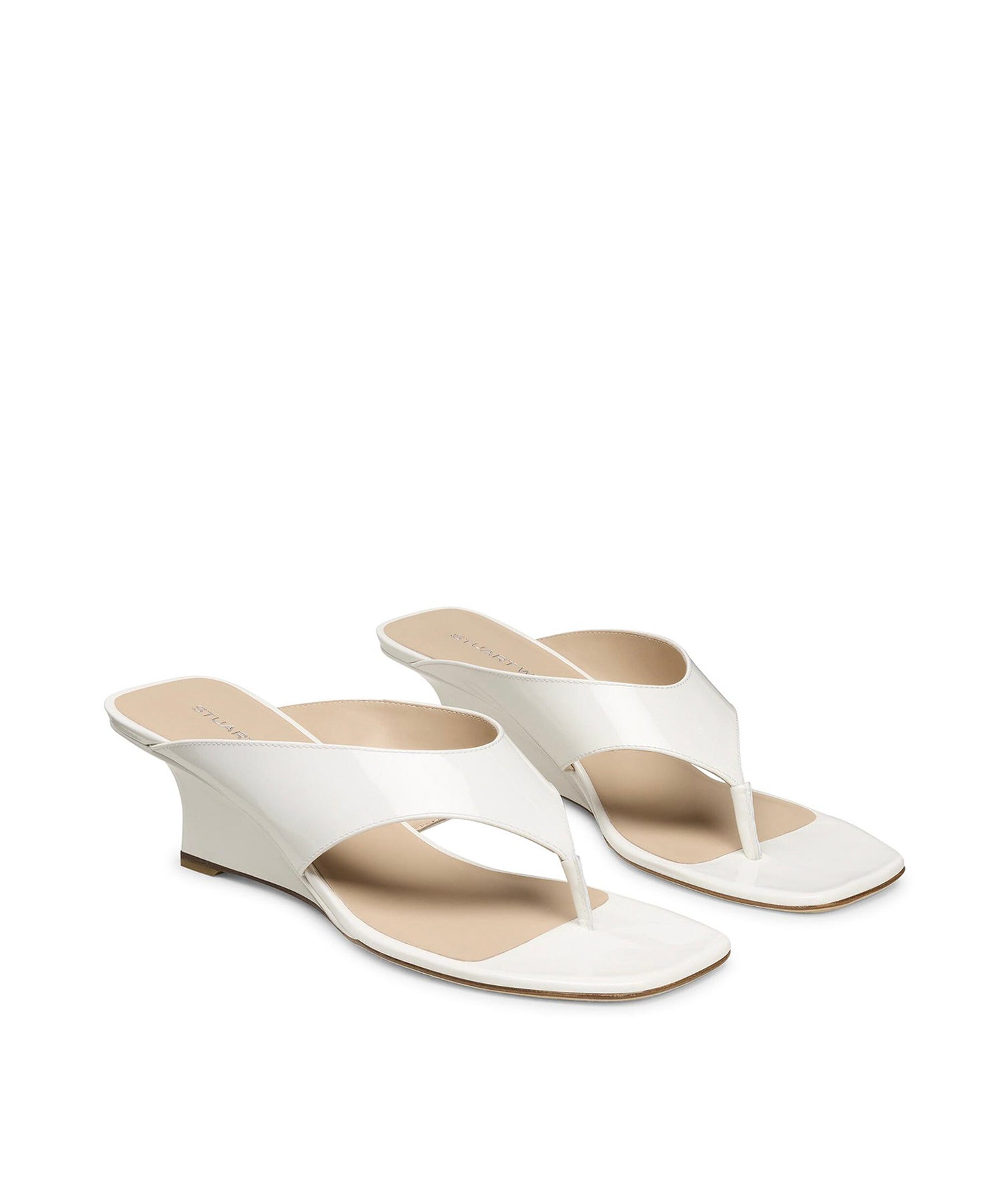 Sandali VINNIE WEDGE THONG 50 SN715YVG BLANCO BLANCO STUART WEITZMAN