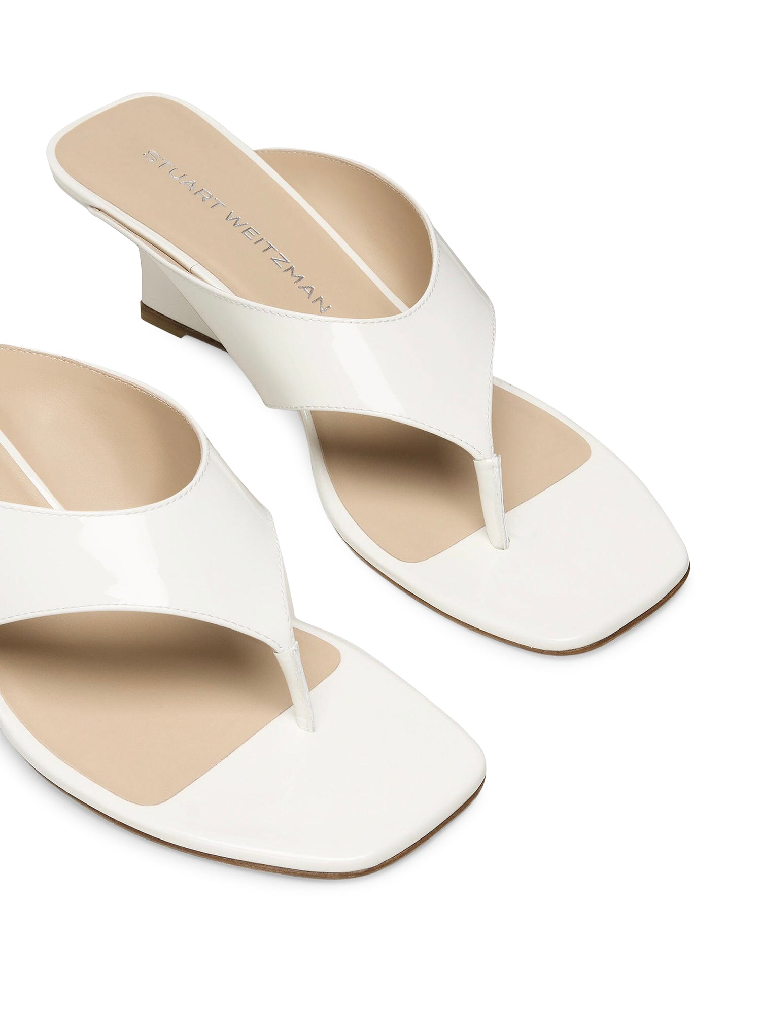 Sandali VINNIE WEDGE THONG 50 SN715YVG BLANCO BLANCO STUART WEITZMAN