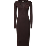 Abito ABITO DI MAGLIA DARK CHOCOLATE AM08B66E2 EV9 EV9 ELISABETTA FRANCHI