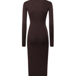 Abito ABITO DI MAGLIA DARK CHOCOLATE AM08B66E2 EV9 EV9 ELISABETTA FRANCHI