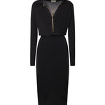 Abito ABITO DI MAGLIA NERO AM19S66E2 110 110 ELISABETTA FRANCHI
