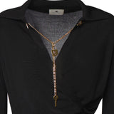 Abito ABITO DI MAGLIA NERO AM19S66E2 110 110 ELISABETTA FRANCHI