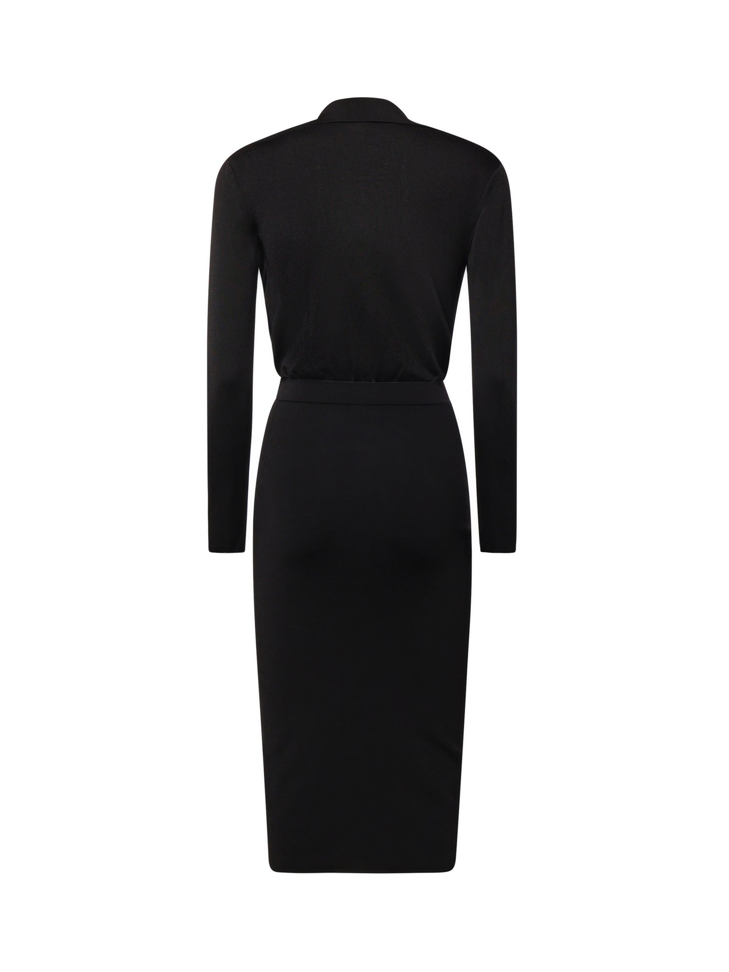 Abito ABITO DI MAGLIA NERO AM19S66E2 110 110 ELISABETTA FRANCHI