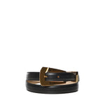 Cintura LUCCA BELT - GOLD (20MM) BLK 10127 763 200 200 KHAITE