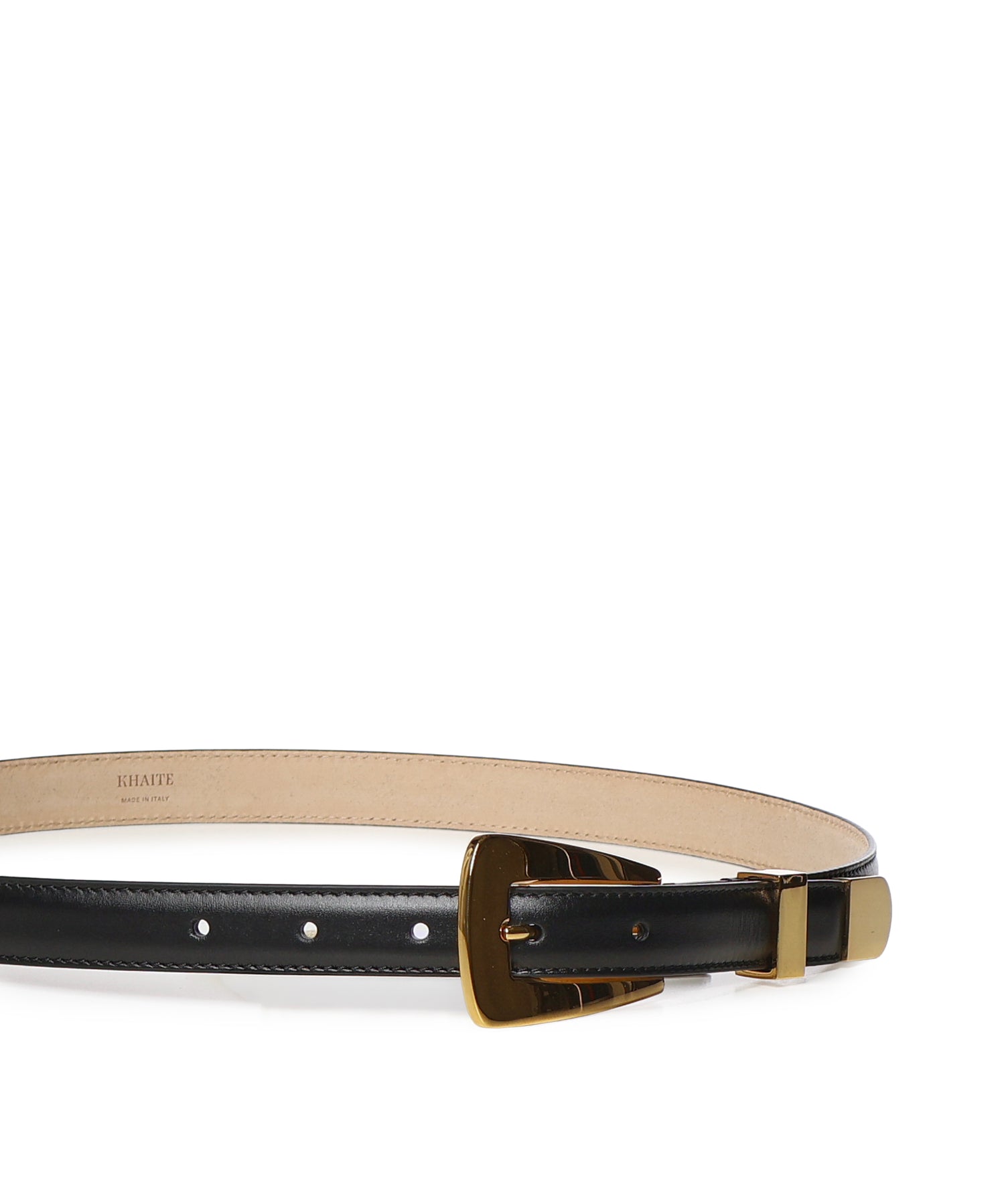 Cintura LUCCA BELT - GOLD (20MM) BLK 10127 763 200 200 KHAITE