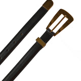 Cintura LUCCA BELT - GOLD (20MM) BLK 10127 763 200 200 KHAITE