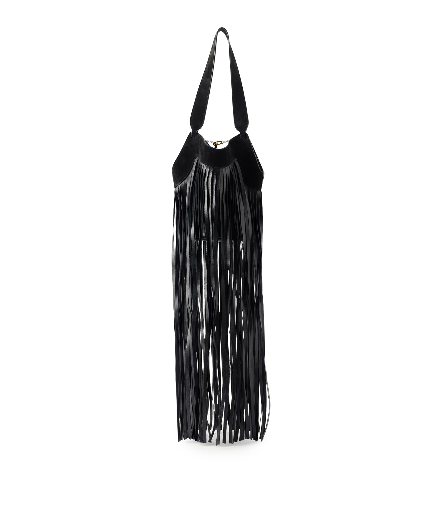 Borsa LOTUS NANO FRINGE TOTE BLK H2064 1054 200 200 KHAITE