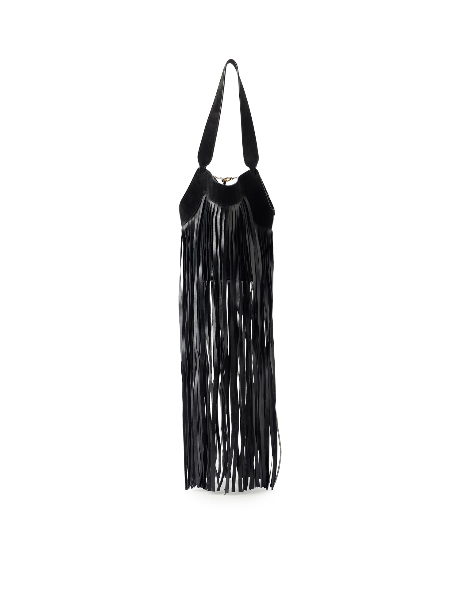 Borsa LOTUS NANO FRINGE TOTE BLK H2064 1054 200 200 KHAITE