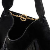 Borsa LOTUS NANO FRINGE TOTE BLK H2064 1054 200 200 KHAITE