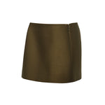 Gonna JETT SKIRT DARK OLIVE 4116582 W582 429 429 KHAITE