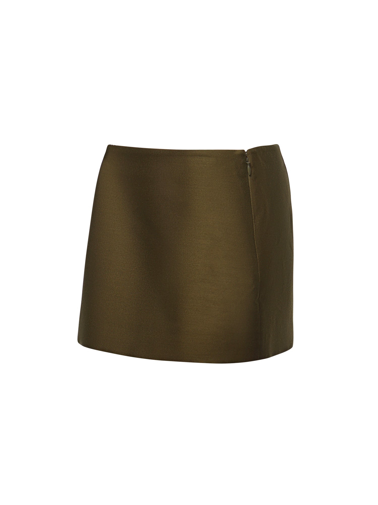 Gonna JETT SKIRT DARK OLIVE 4116582 W582 429 429 KHAITE