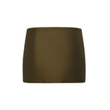 Gonna JETT SKIRT DARK OLIVE 4116582 W582 429 429 KHAITE