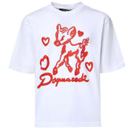 T-shirt T-SHIRT WHITE S74GD1583 D20033 100 100 DSQUARED2