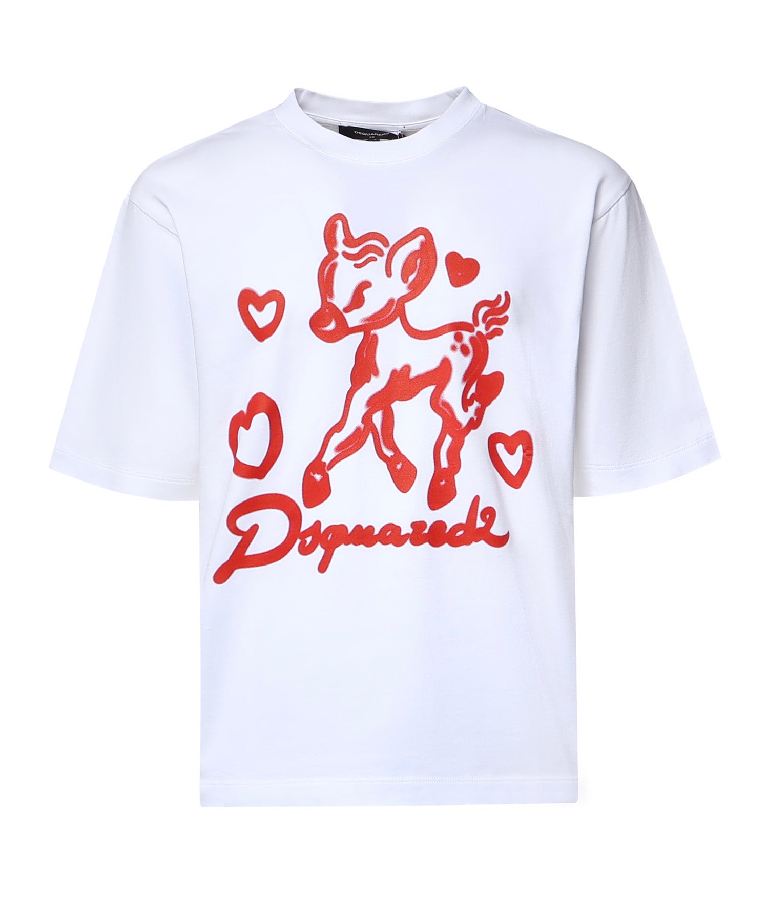 T-shirt T-SHIRT WHITE S74GD1583 D20033 100 100 DSQUARED2