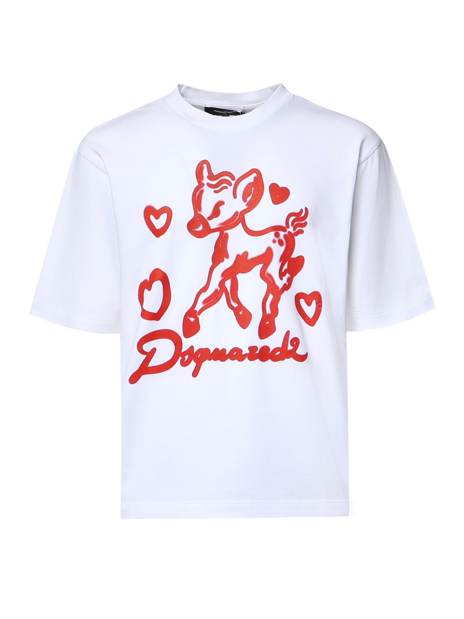 T-shirt T-SHIRT WHITE S74GD1583 D20033 100 100 DSQUARED2