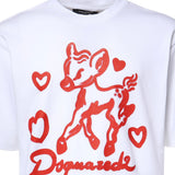 T-shirt T-SHIRT WHITE S74GD1583 D20033 100 100 DSQUARED2