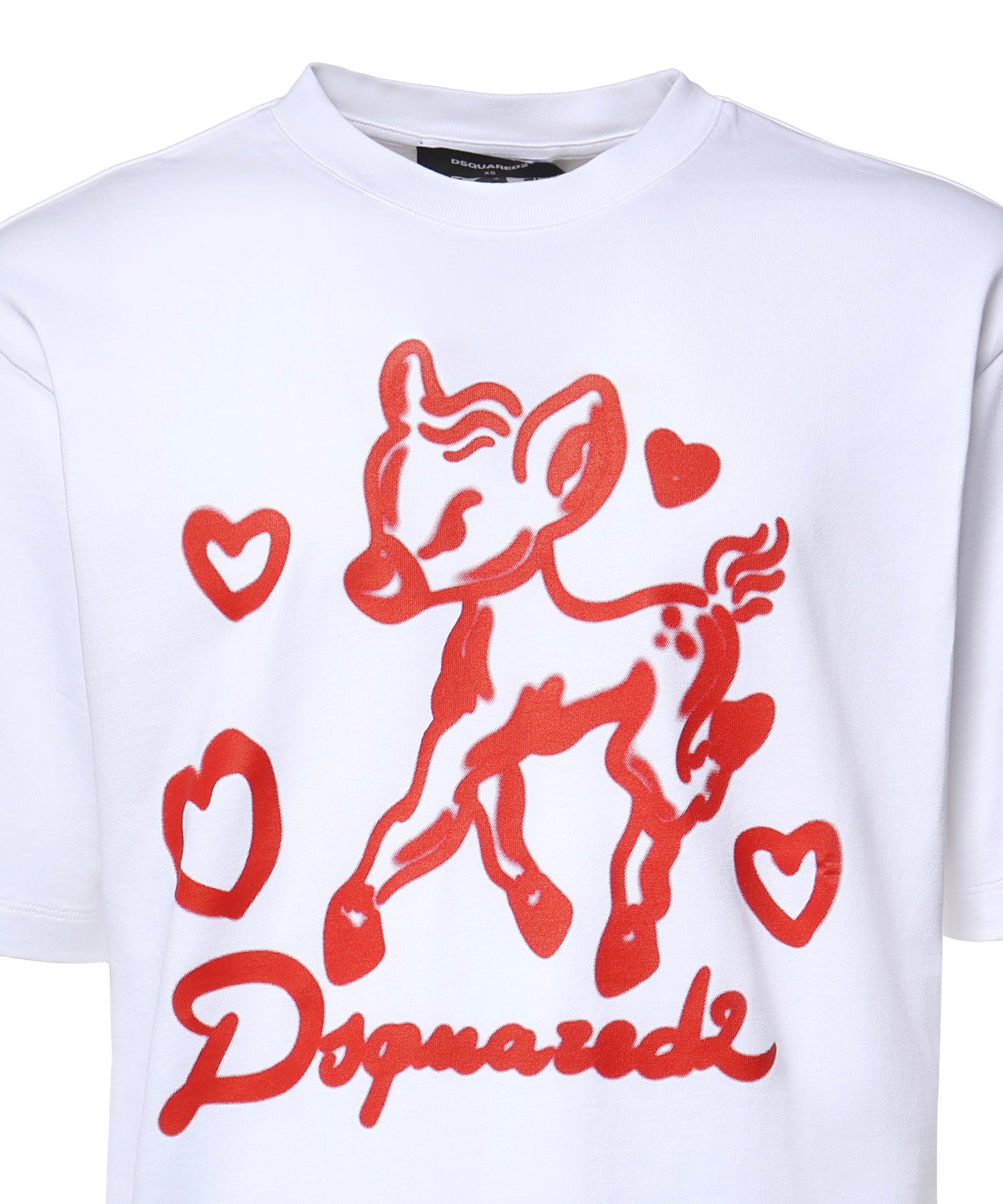 T-shirt T-SHIRT WHITE S74GD1583 D20033 100 100 DSQUARED2