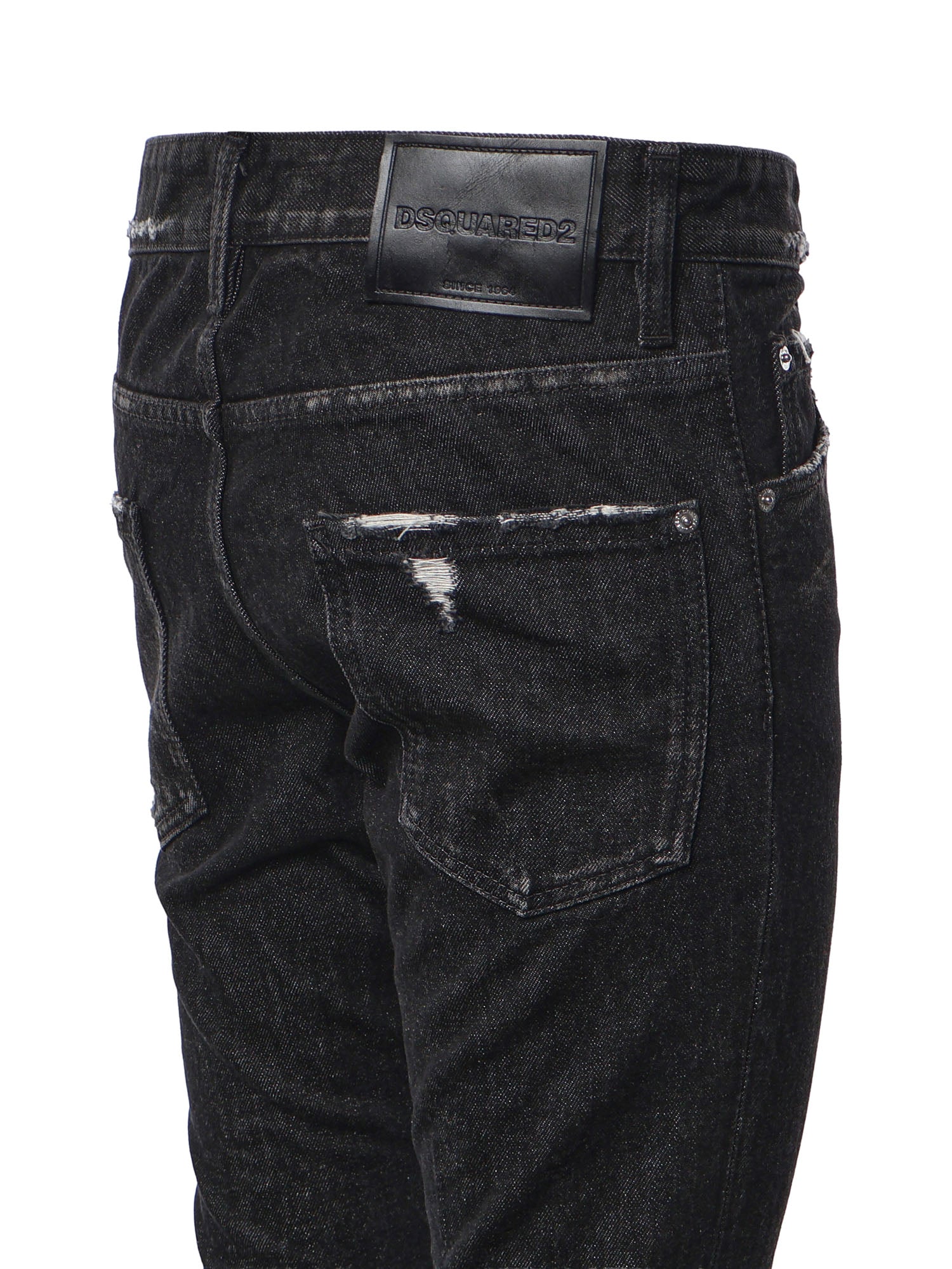 Jeans PANTS 5 POCKETS BLACK S74LB1943 D30042 900 900 DSQUARED2