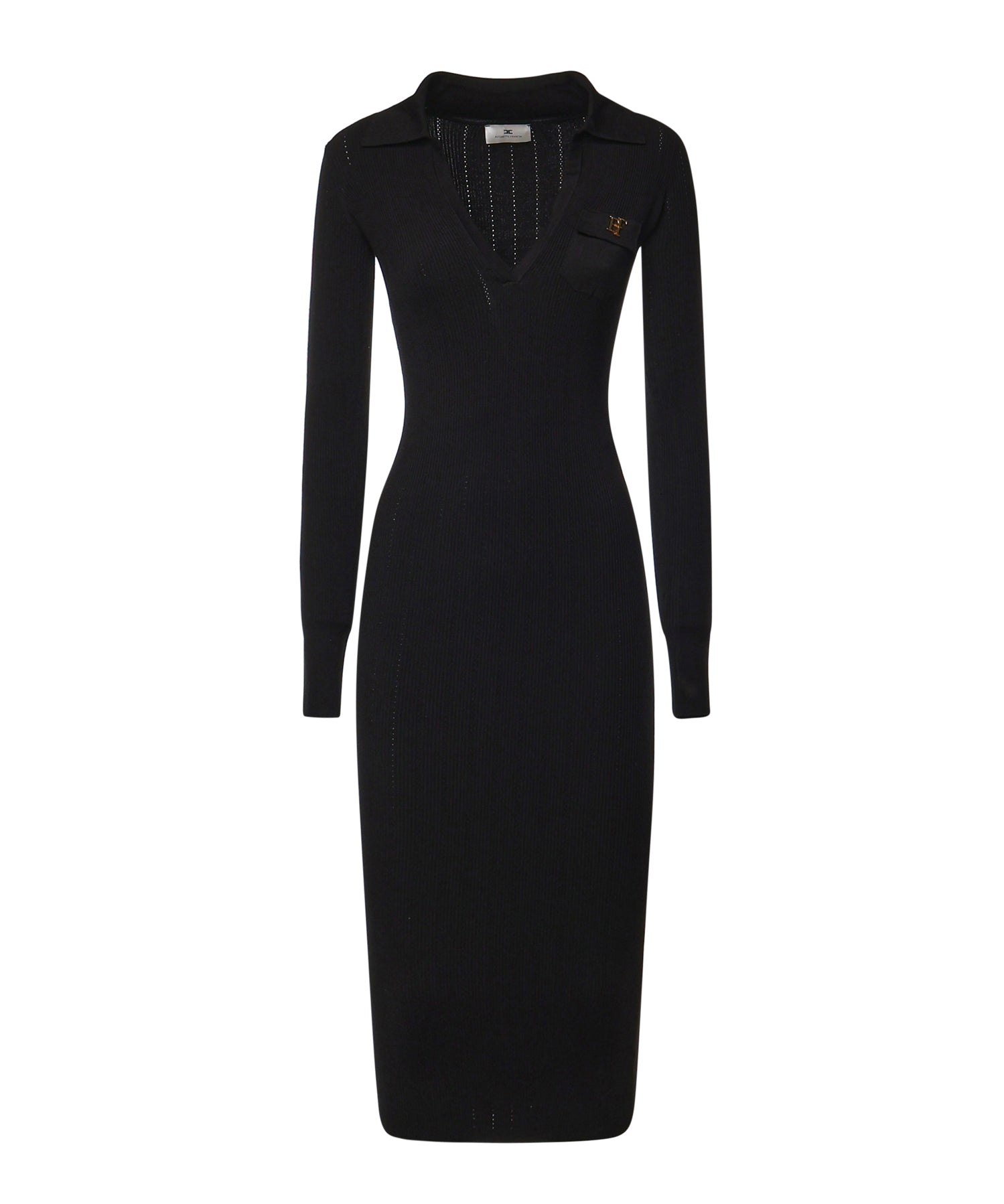 Abito ABITO DI MAGLIA NERO AM08B66E2 110 110 ELISABETTA FRANCHI