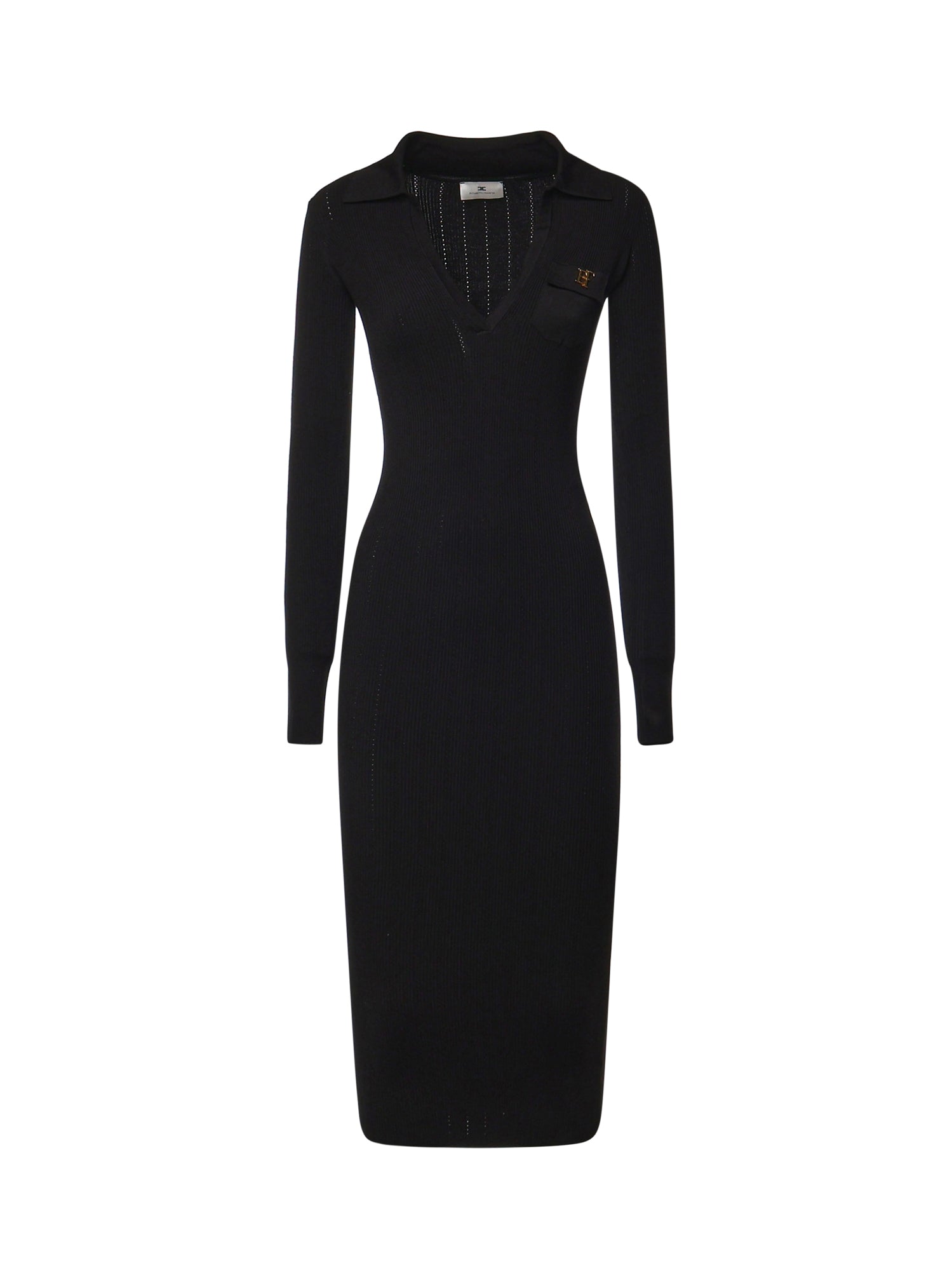Abito ABITO DI MAGLIA NERO AM08B66E2 110 110 ELISABETTA FRANCHI