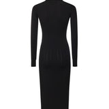 Abito ABITO DI MAGLIA NERO AM08B66E2 110 110 ELISABETTA FRANCHI