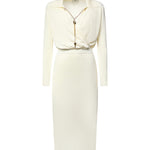 Abito ABITO DI MAGLIA BURRO AM19S66E2 193 193 ELISABETTA FRANCHI