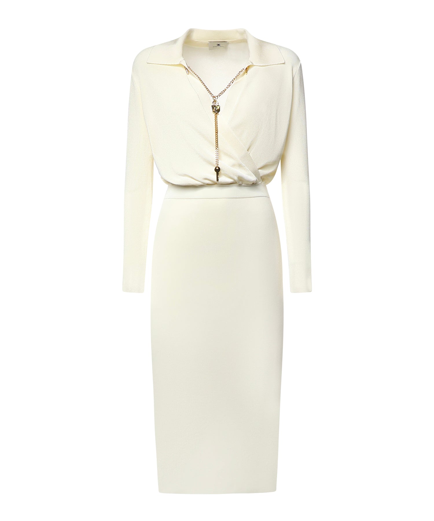 Abito ABITO DI MAGLIA BURRO AM19S66E2 193 193 ELISABETTA FRANCHI