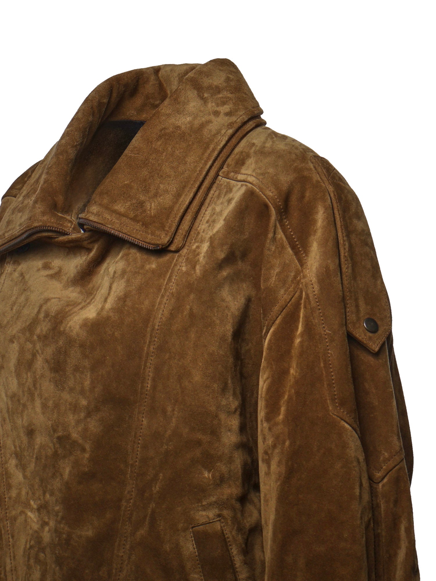 Giubbini  BLOUSON AVEC CEINTURE CROUTE 798780 YC2AY 2104 2104 SAINT LAURENT