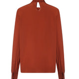 Maglieria BLOUSE CREPE DE CHINE DE SOIE 873735 Y100W 2092 2092 SAINT LAURENT