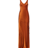 Abiti ROBE SATIN DE SOIE FLUIDE 841805 Y7G27 2027 2027 SAINT LAURENT
