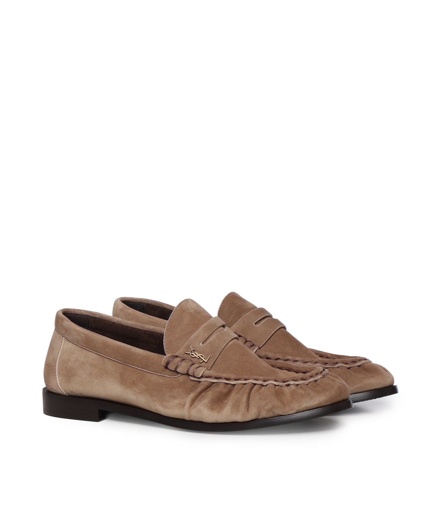 Calzature LE LOAFER 15 MOC VELVET/GO OF A001MM 27DTT 9741 9741 SAINT LAURENT