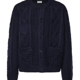 Cardigan CARDIGAN LAINE TORSADE & POINT A003MC Y77OL 4240 4240 SAINT LAURENT