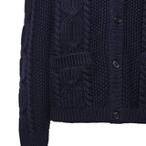 Cardigan CARDIGAN LAINE TORSADE & POINT A003MC Y77OL 4240 4240 SAINT LAURENT